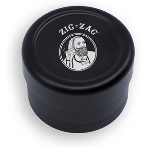 Zig-Zag Rolling Papers 3 piece Herb and Spice Grinder x Flower Mill - Large - 2.5 Inch - - CNC machined from aircraft-grade 6061 aluminum and anodized finish