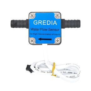3/4" Male Thread Oil Flow Sensor High Density Liquid Food-Grade Switch Hall Effect Flowmeter Fluid Meter Gear Counter 20-3600L/H for Fuel Gasoline Diesel Milk Detergent Water