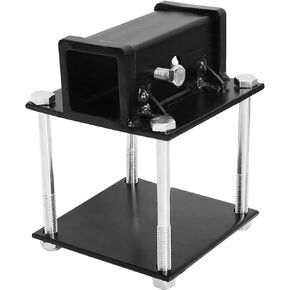 ECOTRIC 2" Bumper Hitch Reciver Bumper Adaptor RV Square Bumper for Bike Cargo Carrier Hitch Receiver Adapter