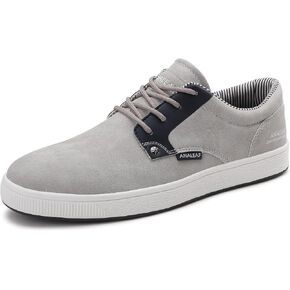 Mens Fashion Sneakers Oxfords Casual Shoes Soft Comfortable Lace-Up Dress Sneakers