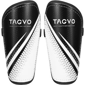 TAGVO Soccer Shin Guards, Kids Youth Lightweight Soccer Equipment with Adjustable Straps, Great Performance Soccer Shin Pads for Boys Girls