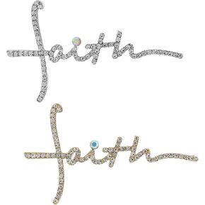 Large Faith Cross Unisex Fashion Jewelry Brooch Lapel Pin