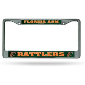 Rico Industries NCAA Unisex Standard Chrome License Plate Frame