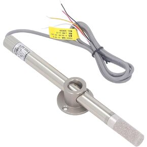 Temperature and Humidity Sensor, IP68 Waterproof 15‑30V DC Temperature Humidity Sensor Transmitter, FG6020 Temperature Sensor Probe for PLC and DCS Room Thermocouple Monitoring