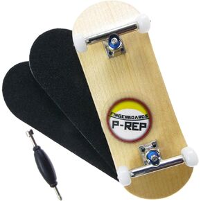 P-REP V2 PRO Performance Complete Wooden Fingerboard with Urethane Wheels - Maple 32mm