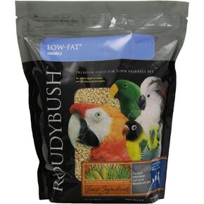 Roudybush Low Fat Bird Food, Crumbles, 44-Ounce