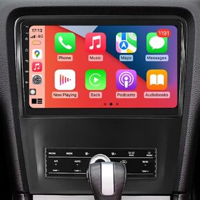 Android 12 Stereo for Ford Mustang (2010-2014) Manual AC,10 inch IPS Screen 2G+32G Build-in Wireless Carplay/Android Auto Free AHD Camera
