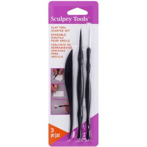 Sculpey Polyform Various Clay Tool Starter Set