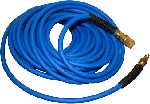 كاليفورنيا اير تولز 4610ACH فائقة الهدوء وخالية من الزيوت 1.0 حصان، 4.6 جالون. ضاغط هواء بخزان مزدوج من الألومنيوم مع خرطوم هواء هجين مقاس 25 بوصة in Kuwait