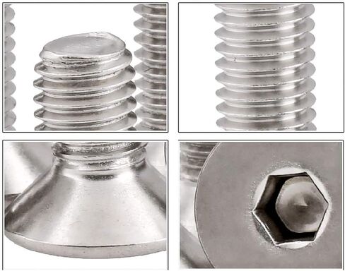 280 قطعة #4-40 UNC الفولاذ المقاوم للصدأ شقة رئيس غاطسة عرافة المقبس غطاء البراغي مسامير المكسرات مجموعة متنوعة-#4-40x 3/16 "1/4" 5/16 "3/8" 1/2" 5/8" 3/ 4 "7/8" 1" in Kuwait