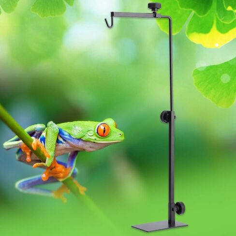 مصباح وحامل للحرارة لإنجاب الجرو، سجادات مصابيح الحرارة تررم، دعامة حامل مصباح ضوء الهبوط قابلة للتعديل للحيوانات الأليفة والزواحف والسلحفاة حريش العنكبوت in Saudi Arabia