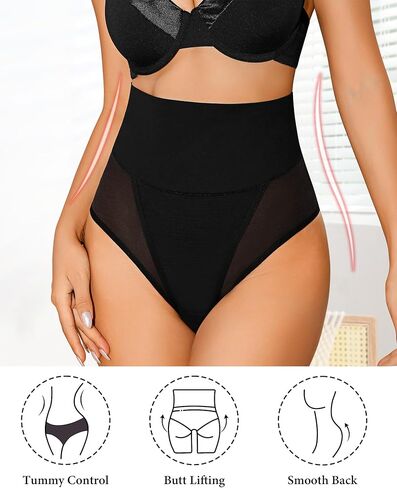 OLIKEME Shapewear Tummy Control Underwear Super High Waisted Butt Lifter Panties Wide Girdle Body Shaper Briefs for Women in Saudi Arabia