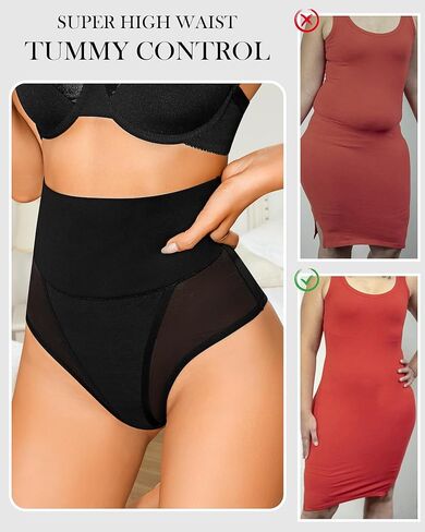 OLIKEME Shapewear Tummy Control Underwear Super High Waisted Butt Lifter Panties Wide Girdle Body Shaper Briefs for Women in Saudi Arabia