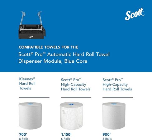 وحدة توزيع المناشف الصلبة الأوتوماتيكية Scott® Pro™ فقط (34361)، للمناشف الدوارة Blue Core Scott® Pro™ (الكمية 1) in Saudi Arabia