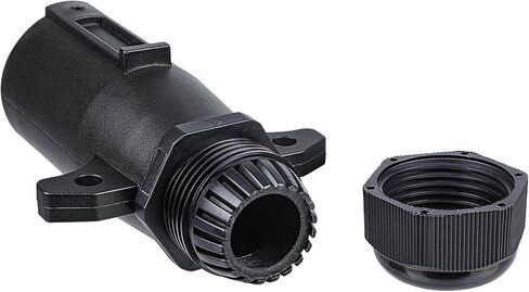 7 Pin Trailer Plug,7 Way Trailer Plug with IP68 Waterproof Seal,Trailer Light Adapter Compatible with All Standard 7-Way Trailer Sockets in Saudi Arabia