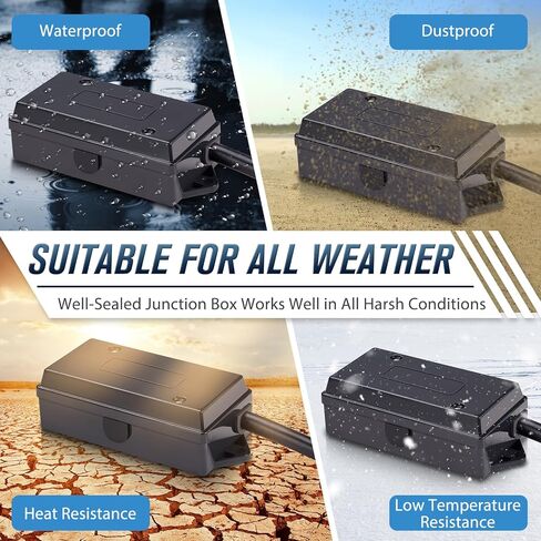 سلك مقطورة مضمن بطول 8 أقدام و7 طرق مع صندوق توصيل 7 عصابة، وحزام أسلاك مقطورة 7 دبابيس مع صندوق توصيل مقاوم للطقس مناسب لمقطورة التخييم RV in Kuwait