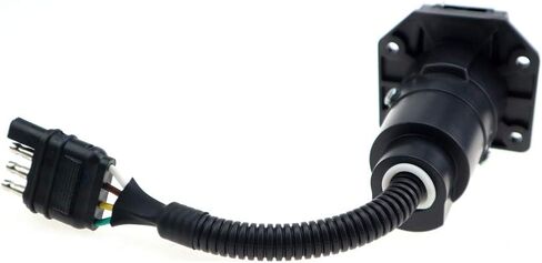 4 إلى 7 طريقة RV مقطورة وصلة إضاءة سلكية محول محول لسيارة شاحنة وصلة مقطورة مع مقبس توصيل تصاعد قوس in Kuwait