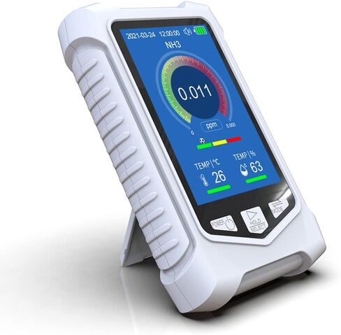 Portable Ammonia Gas Detector, Handheld NH3 Meter, NH3/ Temperature/Humidity Monitor, Ammonia Analyzer, Gas Monitor, Air Quality Monitor in Kuwait