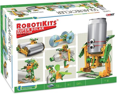 Super Solar Recycler | RRR | Reuse-Recyle-Repurpose | Turn Old Water Bottler-Cans-CDs into Solar Powered Toys in Saudi Arabia