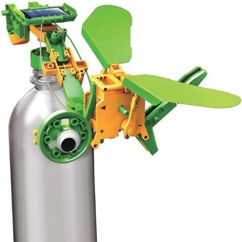 Super Solar Recycler | RRR | Reuse-Recyle-Repurpose | Turn Old Water Bottler-Cans-CDs into Solar Powered Toys in Saudi Arabia