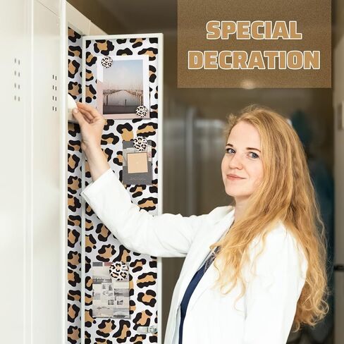 15 Pieces Magnetic Locker Wallpaper School Locker Magnetic Wallpaper Trimmable Locker Decor Removable Magnetic Sticker Decorative School Locker Covering Locker Decorations Girl and Boy School Office in Saudi Arabia