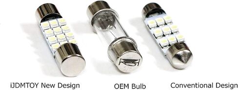 iJDMTOY Xenon White 12-SMD 578 579 572 211-2 212-2 214-2 Replacement Bulbs Compatible With Car Interior Map Dome Cargo Area Lights in Saudi Arabia