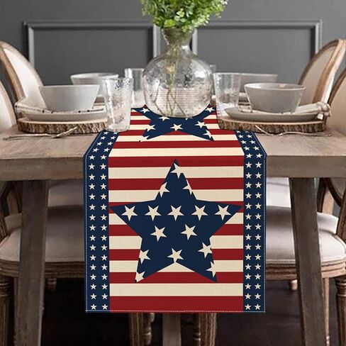 Tosewever Christmas Table Runner for Farmhouse Dining Holiday Birthday Party Table Home Decoration, 14 x 108 Inches Happy Xmas Linen Table Runners (14" x 108", Red/White Snowflake) in Saudi Arabia