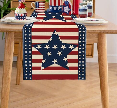 tosewever مفرش طاولة عيد الميلاد لتناول الطعام في المزرعة وحفلات أعياد الميلاد وديكور المنزل، مقاس 14 × 108 بوصة، مفارش طاولة من الكتان لعيد الميلاد السعيد (14 بوصة × 108 بوصة، ندفة ثلج حمراء/بيضاء) in Kuwait