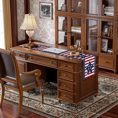 tosewever مفرش طاولة عيد الميلاد لتناول الطعام في المزرعة وحفلات أعياد الميلاد وديكور المنزل، مقاس 14 × 108 بوصة، مفارش طاولة من الكتان لعيد الميلاد السعيد (14 بوصة × 108 بوصة، ندفة ثلج حمراء/بيضاء) in Kuwait