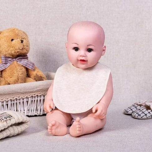 مجموعة من 6 مرايل أطفال من القطن المقاوم للماء من REBE & CO للفتيات والأولاد من أجل تناول الطعام مع أزرار كبس ومرايل التسنين ومرايل التغذية ودش الطفل حديث الولادة (الزرافة) in Kuwait