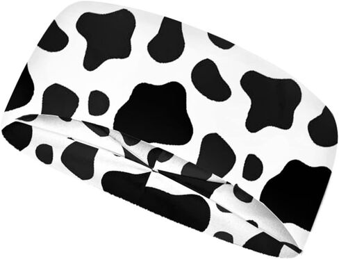Women's Print Sports Headbands, Lightweight Breathable Non Slip Hairband Casual Sweatband for Hiking Running in Saudi Arabia