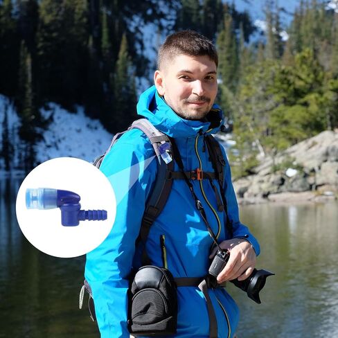 3pcs Bite Valve Replacement for Camelbak, Mouthpiece Replacement for Camelbak Hydration Pack Valve Replacement Parts for Camelbak & Osprey Hydration Bladder (Blue) in Saudi Arabia