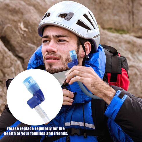 3pcs Bite Valve Replacement for Camelbak, Mouthpiece Replacement for Camelbak Hydration Pack Valve Replacement Parts for Camelbak & Osprey Hydration Bladder (Blue) in Saudi Arabia