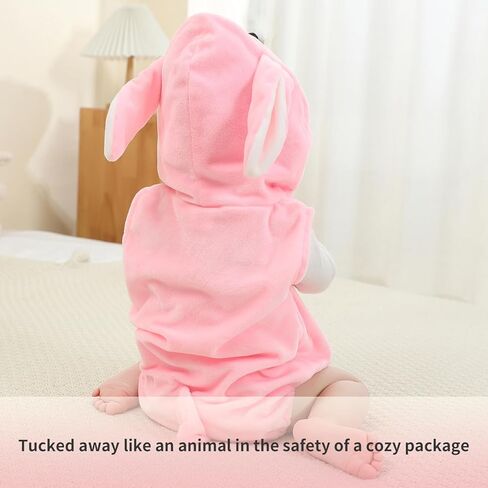 MICHLEY Unisex Baby Animal Hooded Romper Halloween Christmas Outfits for 0-24 Months in Kuwait