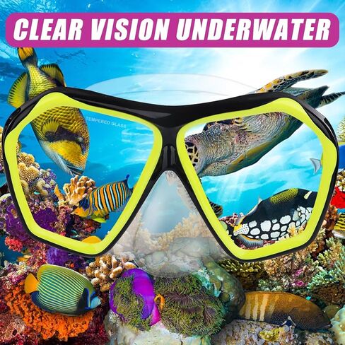 4 عبوات من نظارات السباحة للبالغين مع غطاء للأنف - قناع سباحة لنظارات حمام السباحة مع مجموعة سدادات أذن للسباحة - نظارات أنف مضادة للضباب مع حزام من القماش - قناع غوص نظارات للشباب مع غطاء للأنف in Kuwait