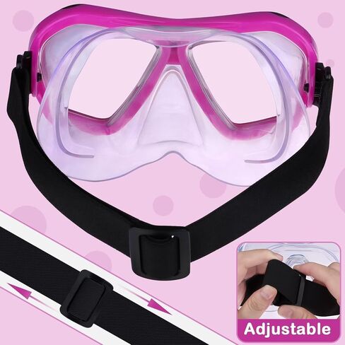 4 عبوات من نظارات السباحة للبالغين مع غطاء للأنف - قناع سباحة لنظارات حمام السباحة مع مجموعة سدادات أذن للسباحة - نظارات أنف مضادة للضباب مع حزام من القماش - قناع غوص نظارات للشباب مع غطاء للأنف in Kuwait