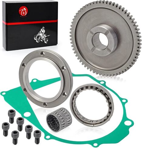 Starter Clutch+One Way Bearing+Gear Idler Kit For YAMAHA 1987-2014 Raptor Warrior Big Bear Moto 4 350 YFM350 1994-1998 Kodiak 400 in Saudi Arabia