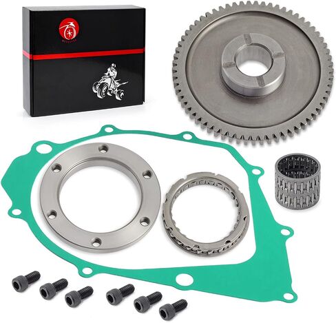 Starter Clutch+One Way Bearing+Gear Idler Kit For YAMAHA 1987-2014 Raptor Warrior Big Bear Moto 4 350 YFM350 1994-1998 Kodiak 400 in Saudi Arabia
