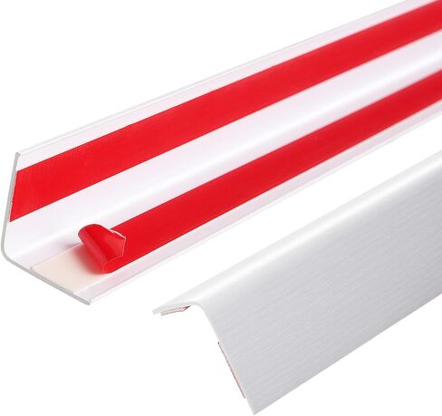 Wall Corner Protector, 2PCS Self Adhesive Corner Guards for Walls Edge Protector, 1.57''W PVC Wall Corner Stairs Baby Guard Edge Protector (35.5 in) in Saudi Arabia