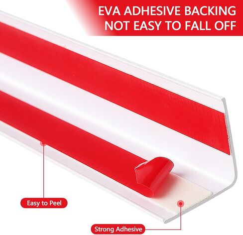 Wall Corner Protector, 2PCS Self Adhesive Corner Guards for Walls Edge Protector, 1.57''W PVC Wall Corner Stairs Baby Guard Edge Protector (35.5 in) in Saudi Arabia