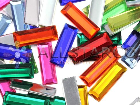 Allstarco 22x7mm كريستال شفاف.AC الرغيف الفرنسي مسطح الظهر مستطيل أكريليك أحجار الراين البلاستيك الأحجار الكريمة للحرف اليدوية زي الزينة بطاقة صنع المجوهرات صنع المجوهرات جواهر تأثيري 40 جهاز كمبيوتر شخصى in Kuwait