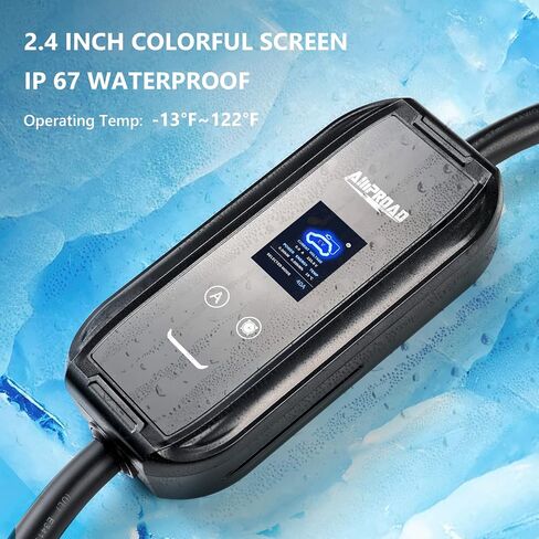 iFlow P7 EV Charger, 32Amp Level 2 for Portable & Wall Charger, WiFi Enabled Adjustable & Universal EVSE(NEMA 14-50 Plug, 23 Ft Cable) in Saudi Arabia