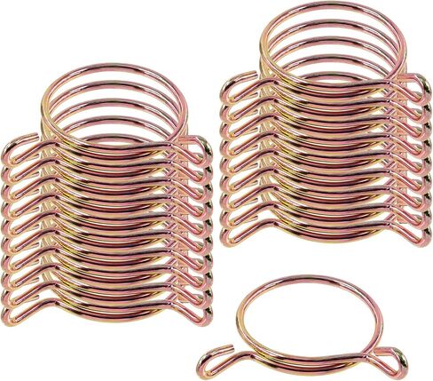 Glarks 30Pcs 33MM Fuel Line Hose Clamps Tube Spring Clips Clamps Set for Auto Motorcycle (33MM) in Saudi Arabia