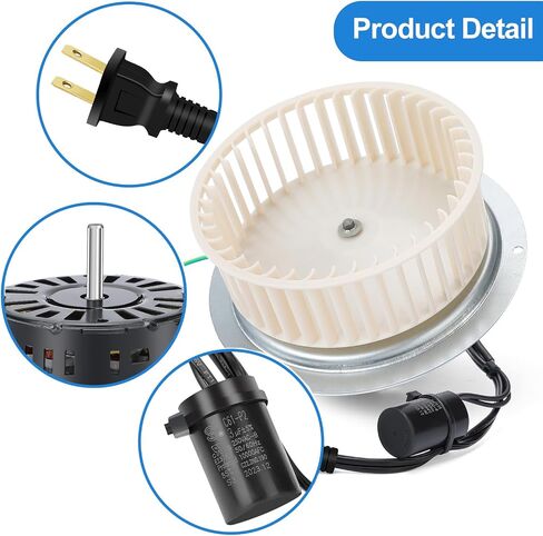 ترقية مجموعة المحرك S0695B000 0695B000 - استبدال هادئ وقوي لـ QT80 QT80B QT80N QT80NB QT-80 QT-80-B QT-80-L QT-80-N QT-80-NB سلسلة مروحة عادم الحمام | عملية صامتة محسنة in Saudi Arabia