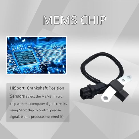 مستشعر موضع العمود المرفقي HiSport (مستشعر الكرنك) - CPS متوافق مع جيب دودج رانجلر شيروكي داكوتا TJ 2.5L 4.0L 1997-2004 استبدال SU3026 56041819AA 56041820AA 56027865AB in Saudi Arabia