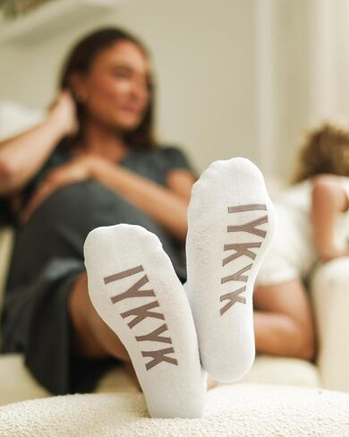 Kindred Bravely Labor and Delivery Inspirational Fun Non Skid Socks for Maternity and Pregnancy in Saudi Arabia