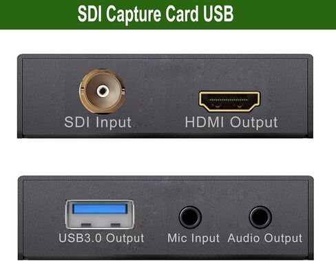 بطاقة التقاط VGA، جهاز التقاط VGA إلى USB مع حلقة VGA، ومدخل ميكروفون يدعم فيديو HD 720P للألعاب، والبث، والتدريس، ومؤتمرات الفيديو، والبث المباشر in Kuwait