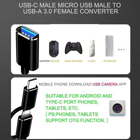 بطاقة التقاط VGA، جهاز التقاط VGA إلى USB مع حلقة VGA، ومدخل ميكروفون يدعم فيديو HD 720P للألعاب، والبث، والتدريس، ومؤتمرات الفيديو، والبث المباشر in Kuwait