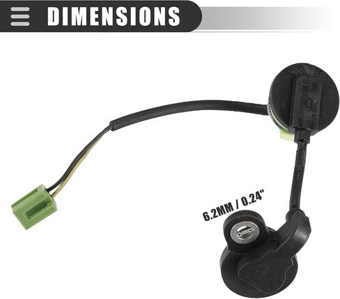 Motoforti Automatic Transmission Input Speed Sensor, Vehicle Speed Sensor, for Buick Cascada 2016-2018, Plastic, No.24276627/24259853/24275801, Black in Saudi Arabia