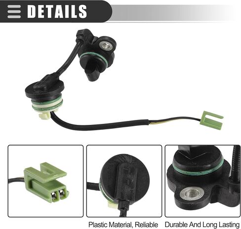 Motoforti Automatic Transmission Input Speed Sensor, Vehicle Speed Sensor, for Buick Cascada 2016-2018, Plastic, No.24276627/24259853/24275801, Black in Saudi Arabia